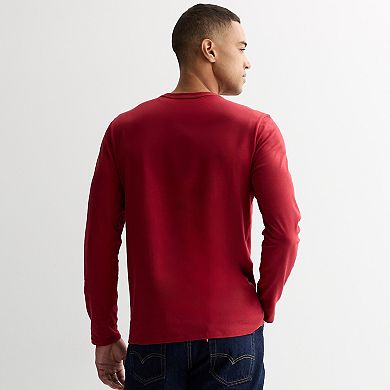 Men's Apt. 9 Premier Flex Long Sleeve Crewneck Tee