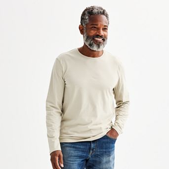 Men's Apt. 9® Premier Flex Long Sleeve Crewneck Tee