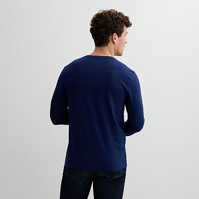 Men's Apt. 9 Premier Flex Long Sleeve V-Neck Tee