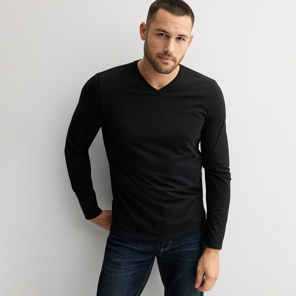 カットソー(長袖/七分) L'Appartement Gather Long sleeve Tee Men's Apt. 9® Premier Flex Long Sleeve Crewneck Tee