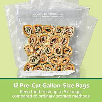 FoodSaver 12-Pack 1-gal. Pre-Cut Vacuum Seal Bags