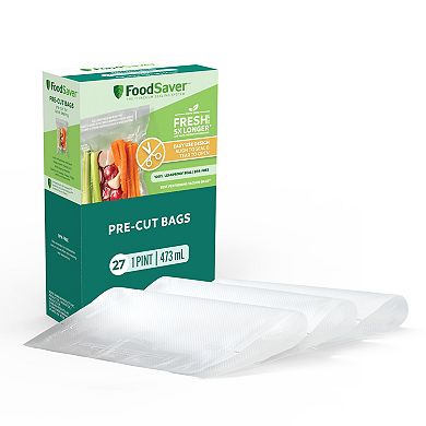 FoodSaver 27-Pack 1-pt. Pre-Cut Vacuum Seal Bags
