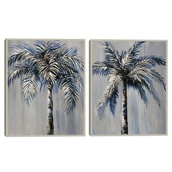 Masterpiece 2 pc Palm Magic Evening I & II Wall Art Set