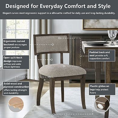 Madison Park Signature Marie Dining Chair 2 pc Set