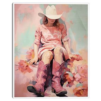Masterpiece Born to be a Cowgirl Wall Art
