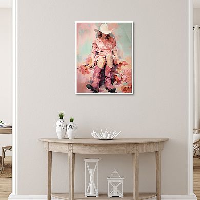 Masterpiece Born to be a Cowgirl Wall Art