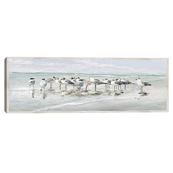 Masterpiece Seagull Beach Gathering Wall Art