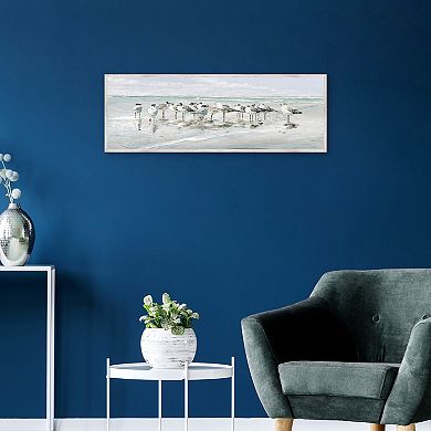 Masterpiece Seagull Beach Gathering Wall Art