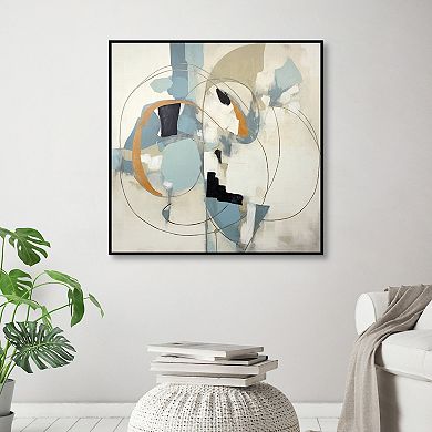 Masterpiece Blue Rhythms I Wall Art