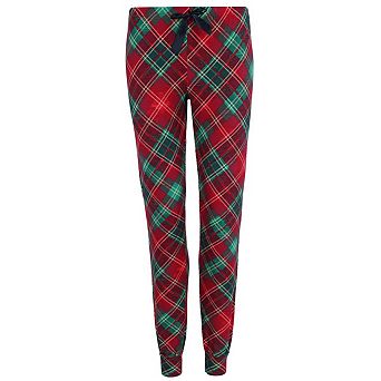 Roll Outta Bed Women's Plaid Jogger Lounge Pants
