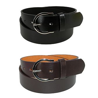 CTM Women's Basic Bridle Belt (Pack of 2)