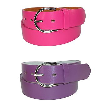CTM Women's Basic Bridle Belt (Pack of 2)