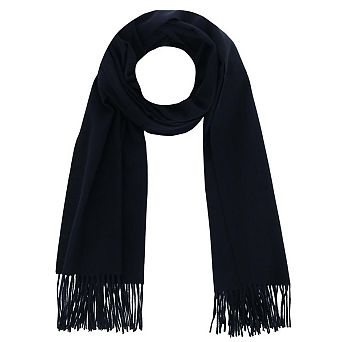 CTM Women's Heavyweight Solid Color Pashmina Scarf Shawl