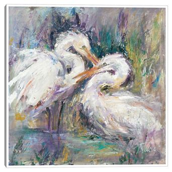 Masterpiece Twin Beaks Framed Canvas Wall Art