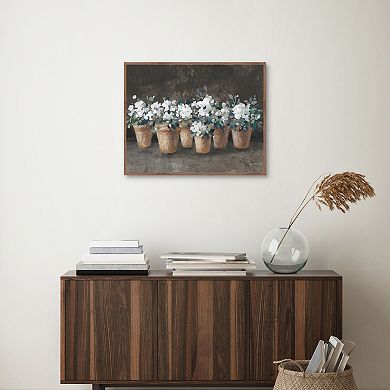 Masterpiece Geranium Glory I Framed Canvas Wall Art