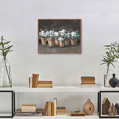 Masterpiece Geranium Glory I Framed Canvas Wall Art