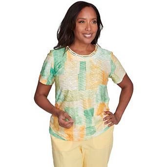 Women's Textured Patch Short Sleeve Tee