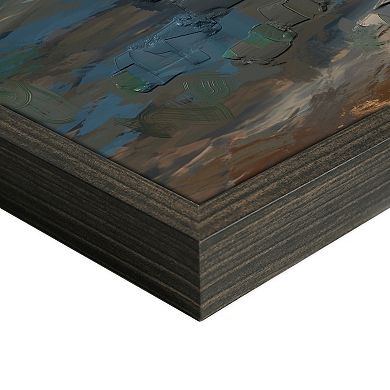 Masterpiece Lakeside Colors Framed Canvas Wall Art