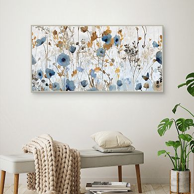 Masterpiece Remnants of Summer Framed Canvas Wall Art