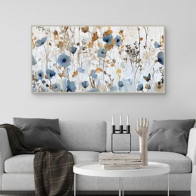 Masterpiece Remnants of Summer Framed Canvas Wall Art