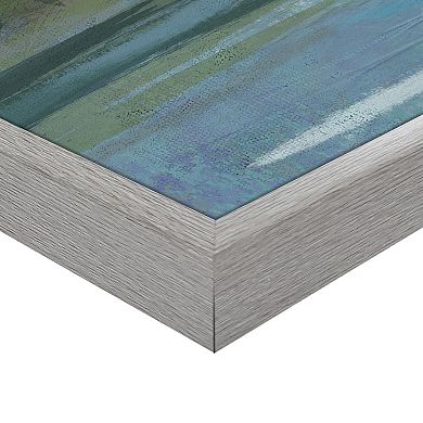 Masterpiece September Lake Framed Canvas Wall Art