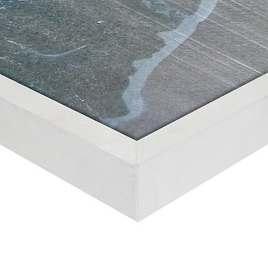 Masterpiece Tidal Impressions Panel Framed Canvas Wall Art