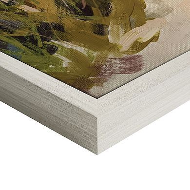 Masterpiece Along a Country Trail Framed Canvas Wall Art