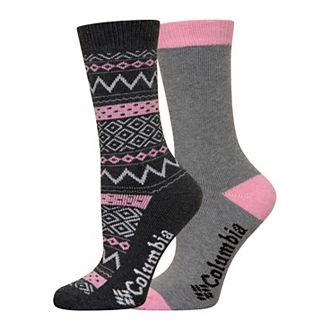 Women's Columbia Essential Crew 2 pk Socks