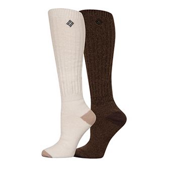 Women's Columbia 2 pk Super Soft Diamond Crew Socks
