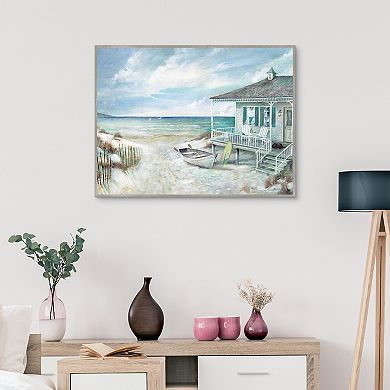 Masterpiece Dog Days of Summer Framed Canvas Wall Art