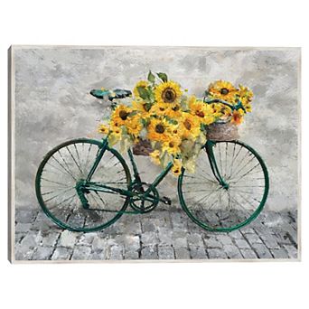 Masterpiece Sunny Ride Framed Canvas Wall Art