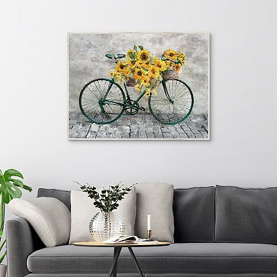 Masterpiece Sunny Ride Framed Canvas Wall Art