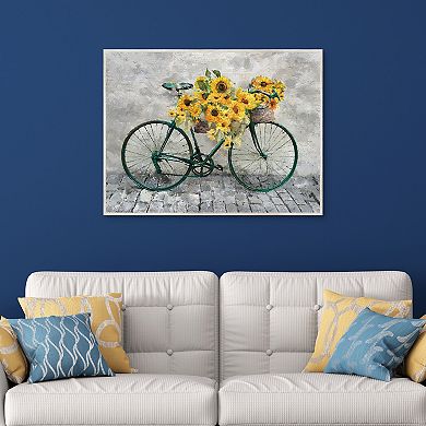 Masterpiece Sunny Ride Framed Canvas Wall Art