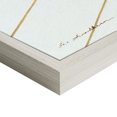 Masterpiece Porch Shadows Framed Canvas Wall Art