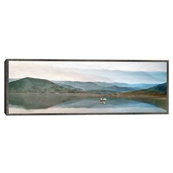 Masterpiece Lake Harmony Framed Canvas Wall Art