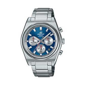 Casio Men's Edifice Motorsports Stainless Steel Silver Chronograph Watch - EFB730D-7AV