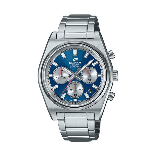 Casio Men's Edifice Motorsports Stainless Steel Silver Chronograph