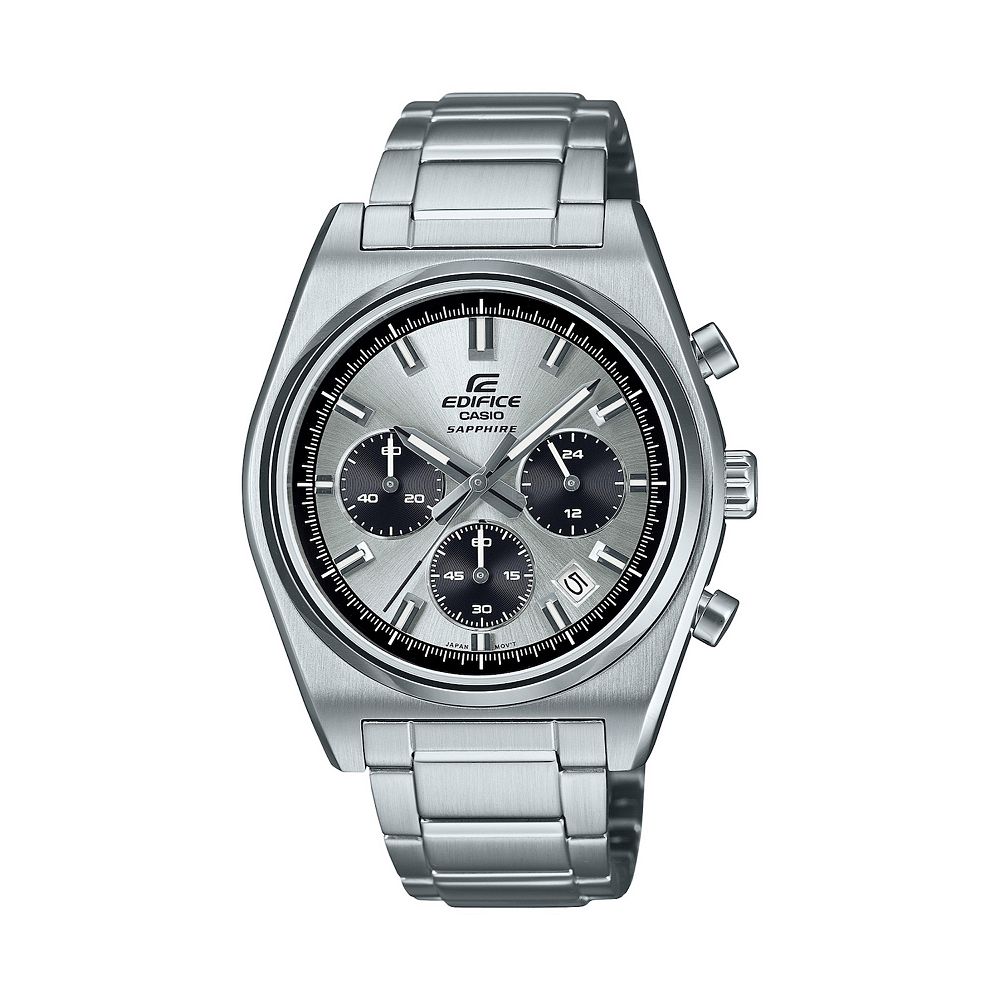 Casio Men's 40mm Edifice Motorsports Stainless Steel Silver