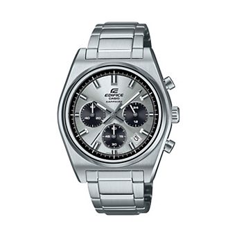 Casio Men's Edifice Motorsports Stainless Steel Silver Chronograph Watch - EFB730D-7AV