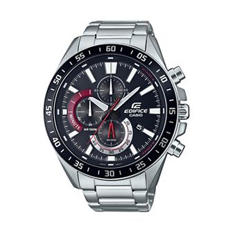 Casio Men's Edifice Stainless Steel Chronograph Black Watch - EFV620D-1A4V