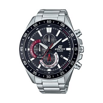 Casio Men's Edifice Stainless Steel Chronograph Black Watch - EFV620D-1A4V