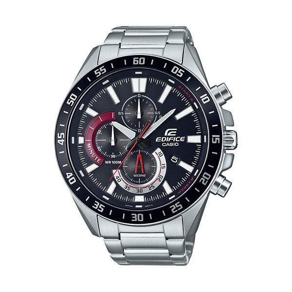Casio Men's Edifice Stainless Steel Chronograph Black Watch