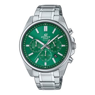 Casio Men's Edifice Stainless Steel Chronograph Watch - EFV-650D-3AVCR