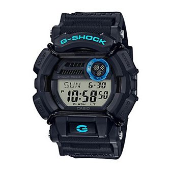 Casio Men's G-Shock Digital Black Blue Sport Resin Strap Watch - GD400-1B2