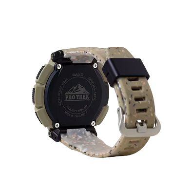 Casio Men's Pro Trek Tough Solar Digital Silicone Strap Watch - PRG-340SC-5CR