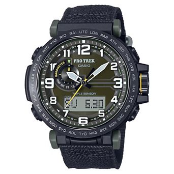 Casio Men's Pro Trek Triple Sensor Solar Nylon Strap Watch - PRG601YB-3