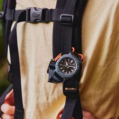 Casio Men's Pro Trek Hiking Digital Blue Cloth Strap Watch - PRJB001B-2