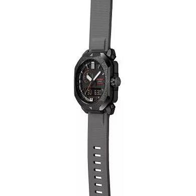 Casio Men's Pro Trek Tough Solar Triple Sensor Analog - Digital Resin Strap Watch - PRW6900BF-1