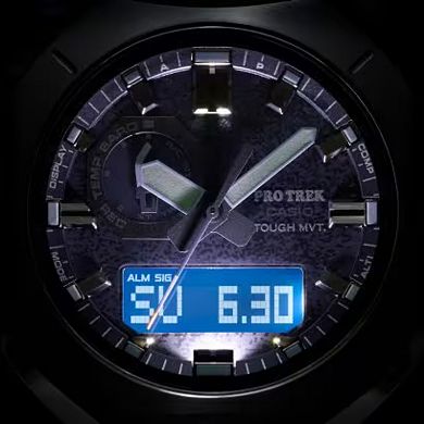 Casio Men's Pro Trek Tough Solar Triple Sensor Green Cordura Strap Watch - PRW-6900YB-3CR