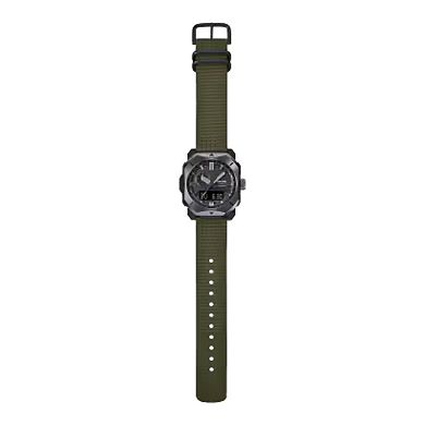 Casio Men's Pro Trek Tough Solar Triple Sensor Green Cordura Strap Watch - PRW-6900YB-3CR